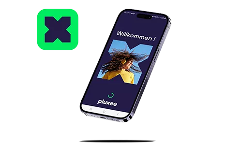 Laden Sie die kostenlose Pluxee App im Google Play Store oder Apple Store