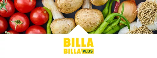 Verwende deine Pluxee Lebensmittel Karte Virtuell bei unserem Pluxee Akzeptanzpartner Billa Plus
