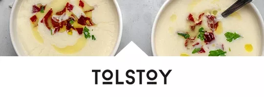 Zahle dein Essen im Tolstoy mit deiner Pluxee Lebensmittel und Restaurant Karte Virtuell